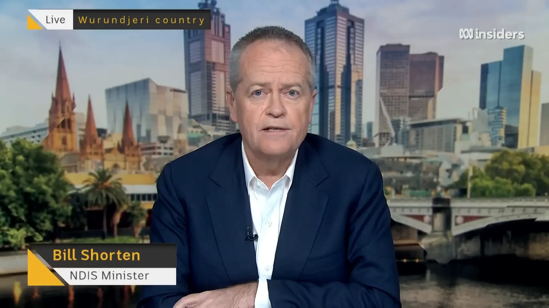 Bill Shorten discussing the number of participants in the NDIS